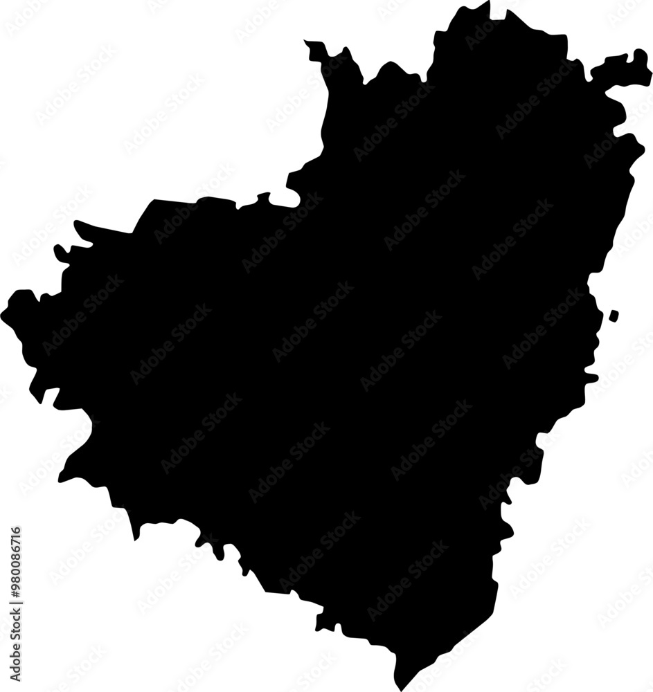 Contour map of the region of Samara, Russia. Vector graphic illustration on a transparent background with black region borders Contour map of the region of Samara, Russia. Vector graphic illustration on a transparent background with black region borders