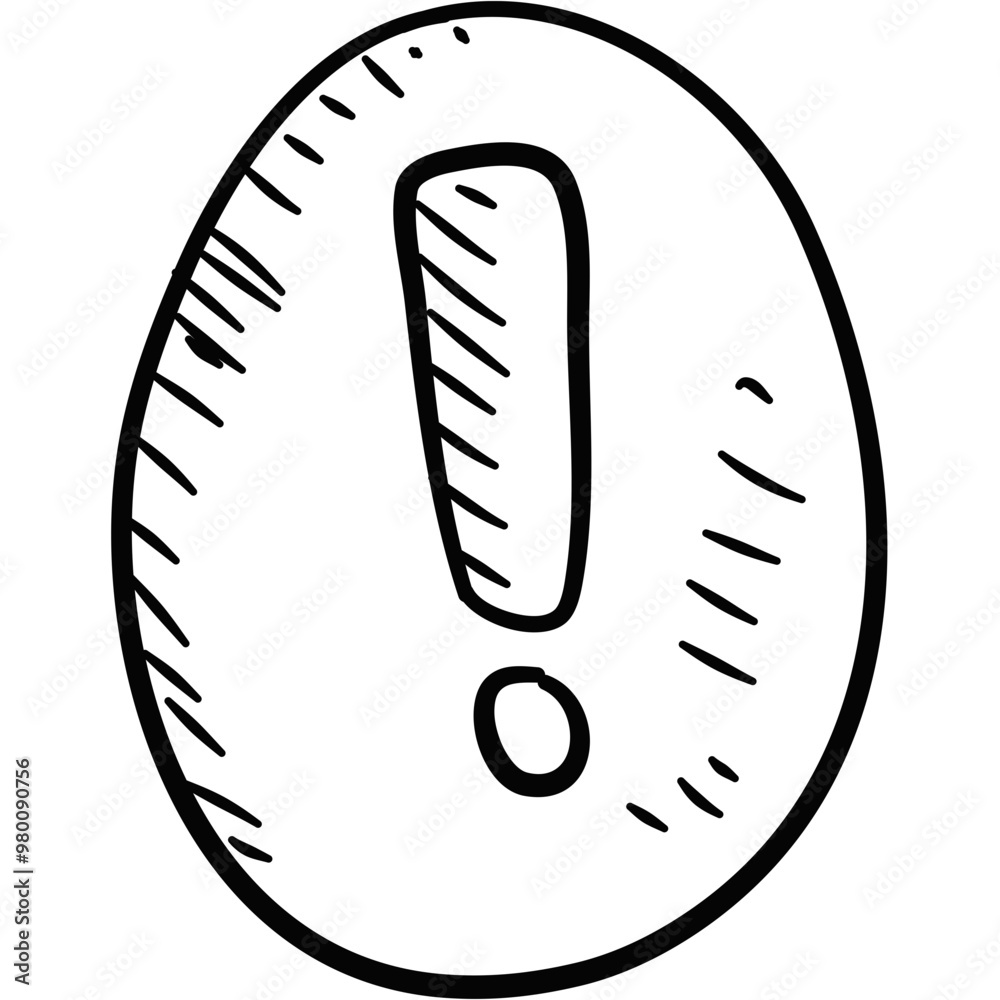 Hand Drawn Exclamation Mark Hand Drawn Exclamation Mark