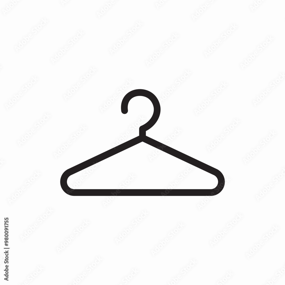clothing hanger icon sign vector clothing hanger icon sign vector