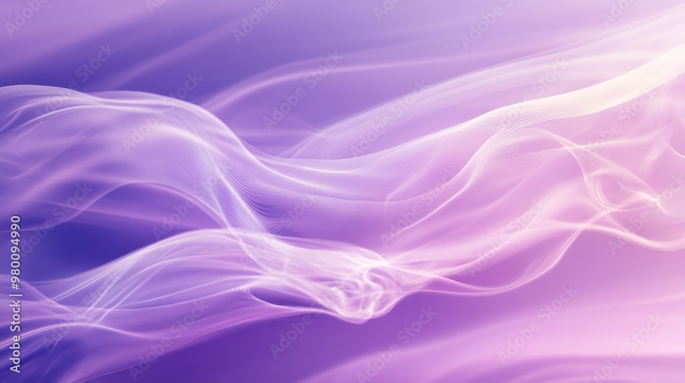 Fototapeta premium A soft lavender backdrop with subtle, swirling light patterns, giving a calm and artistic look.