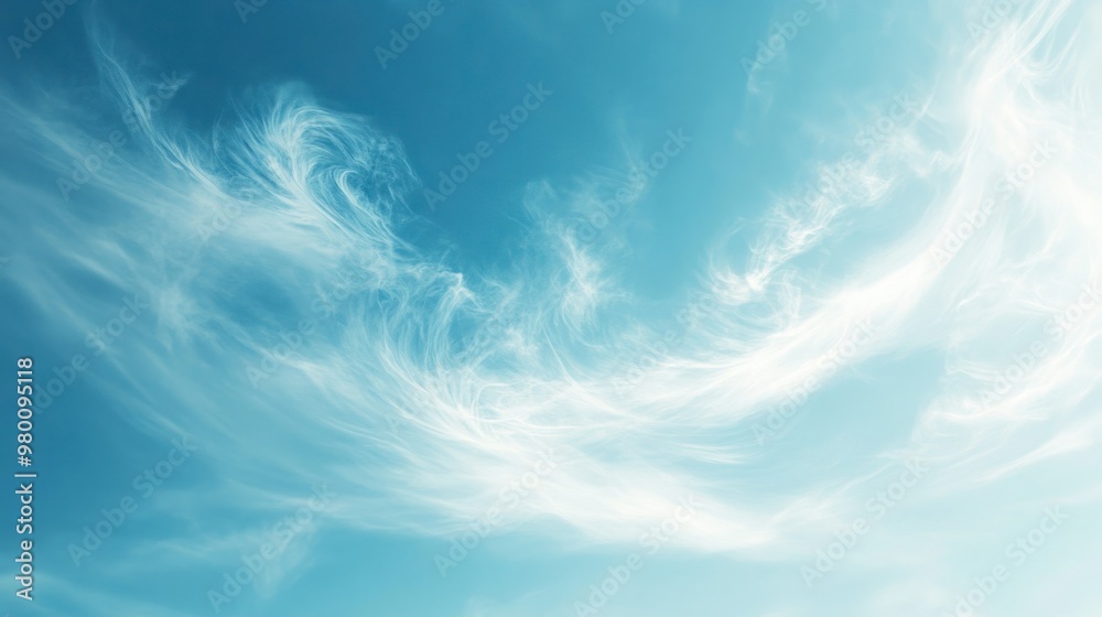 A soft sky blue background with subtle wisps of white resembling distant clouds. Dreamy and light. A soft sky blue background with subtle wisps of white resembling distant clouds. Dreamy and light.