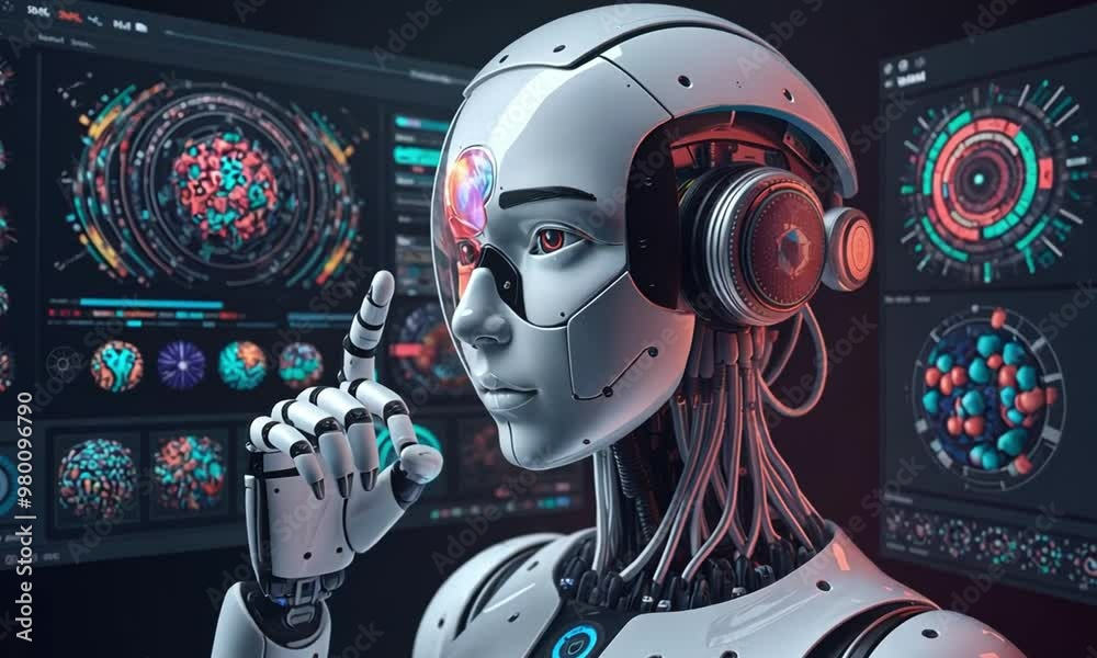 High-quality graphics of AI-driven tools creating visual content. Includes AI software creating graphics and augmented reality for digital storytelling. High-quality graphics of AI-driven tools creating visual content. Includes AI software creating graphics and augmented reality for digital storytelling.