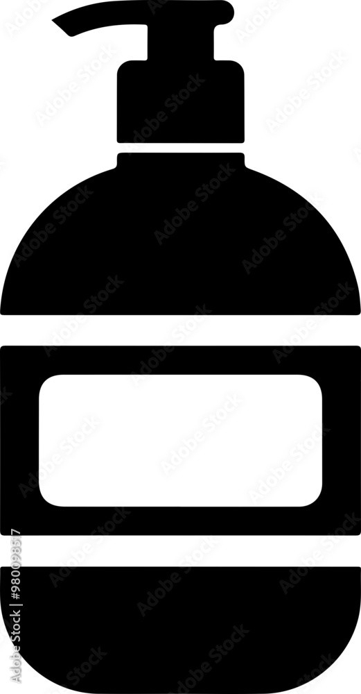 Vector Illustration of a Soap Dispenser Bottle Vector Illustration of a Soap Dispenser Bottle