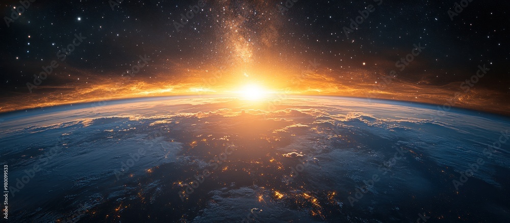 Sunrise Over Earth Sunrise Over Earth