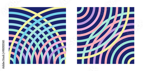 hand drawn lines, texture. Abstract line art seamless background vector. line art design for wall art, wallpaper, cover, printable painting. Vector illustration.