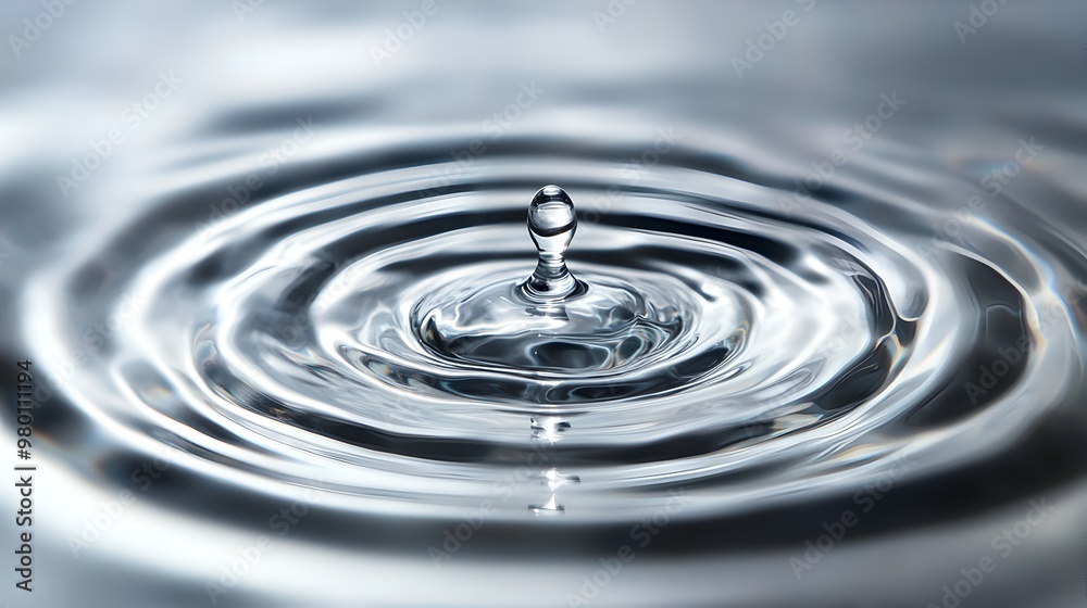 Captivating Water Drop Ripple Reflection Minimalist Abstract Art Captivating Water Drop Ripple Reflection Minimalist Abstract Art