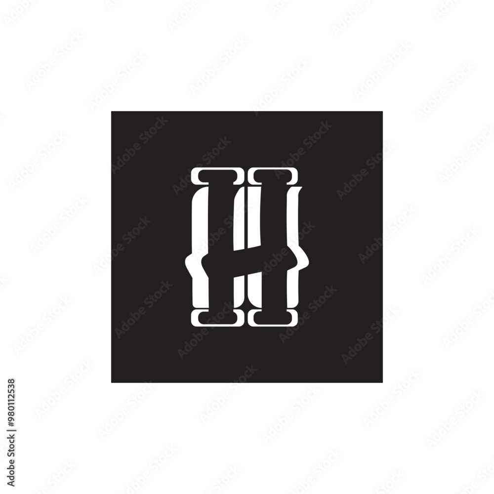 letter h logo template unique and simple letter h logo template unique and simple
