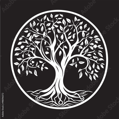 tree of life logo, tree of life vector
