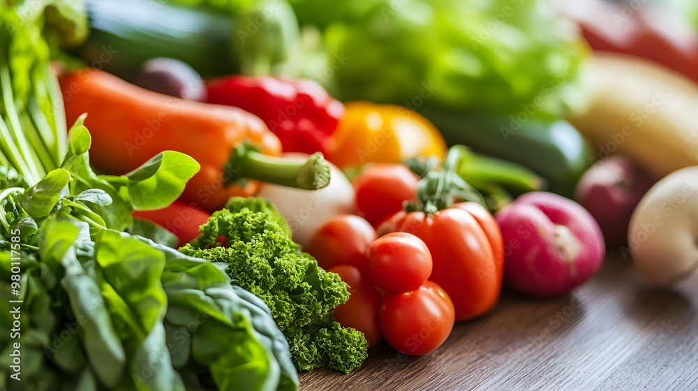Vibrant Gut Health: Colorful Fruit and Veggie Array Vibrant Gut Health: Colorful Fruit and Veggie Array