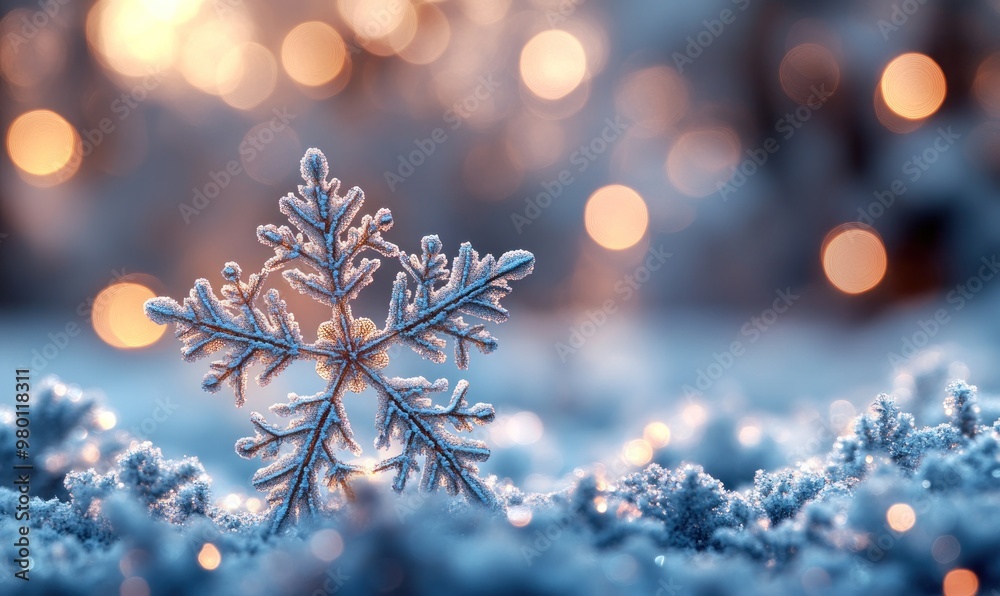 Winter Wonderland: A Snowflake's Grace Winter Wonderland: A Snowflake's Grace