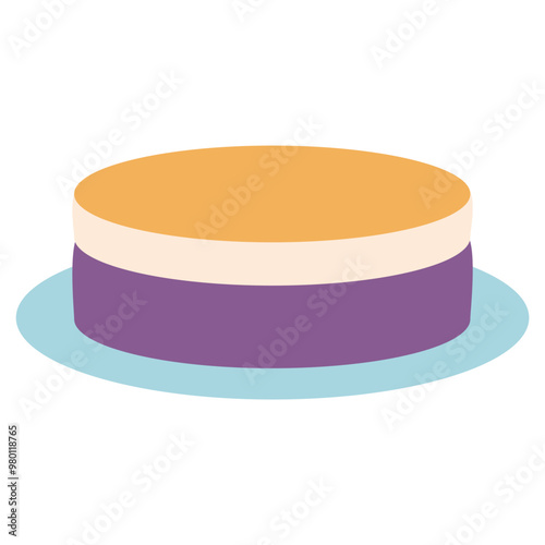 filipino Ube Leche Flan Cake