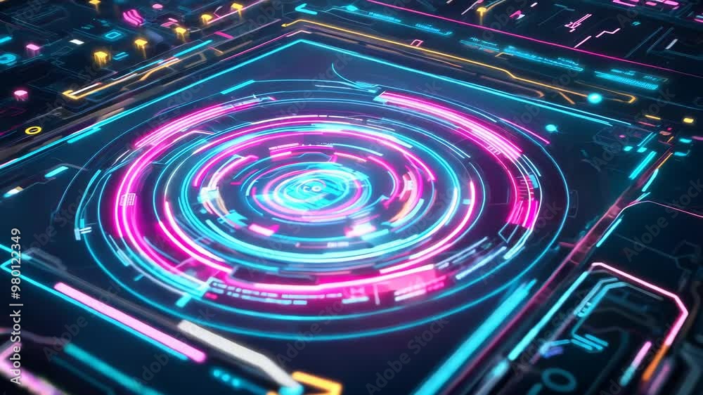 Futuristic Circuit Board Technology Futuristic Circuit Board Technology