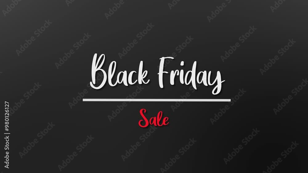 black friday text animation, black friday, promotion, discount, banner black friday text animation, black friday, promotion, discount, banner