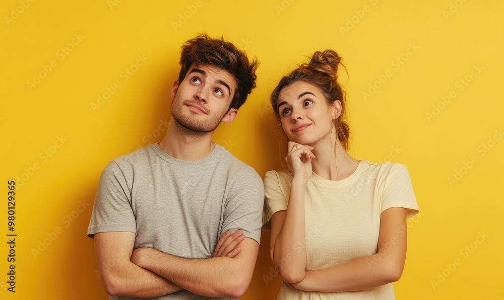 A man and a woman are standing next to each other
