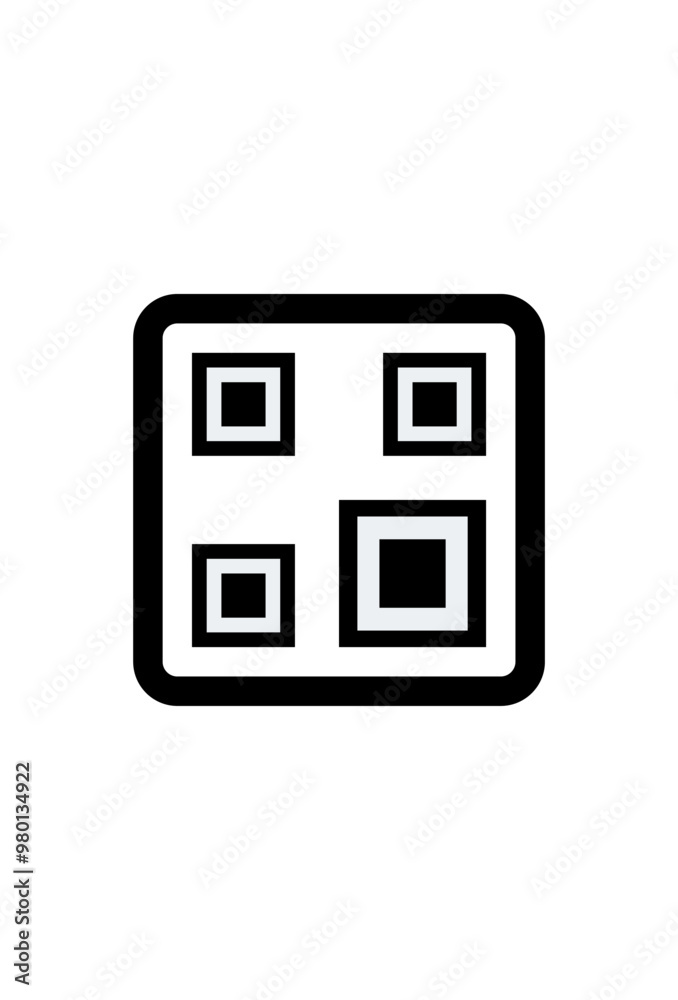 qr code icon for payment scan