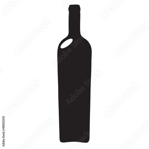 Wine tall bottle