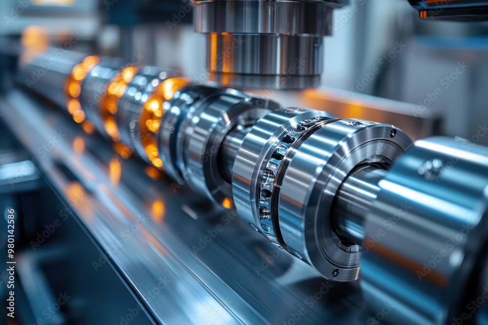 Fototapeta premium Industrial Machinery Closeup