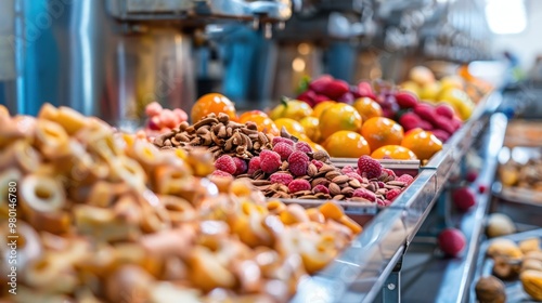 Food Processing: The transformation of raw ingredients into consumable products using techniques like cooking, drying, fermentation, and pasteurization for safety and flavor.
 photo