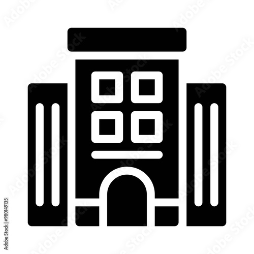 corporate glyph icon
