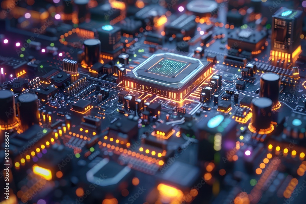 Isometric Networking 3D Rendering Isometric Networking 3D Rendering