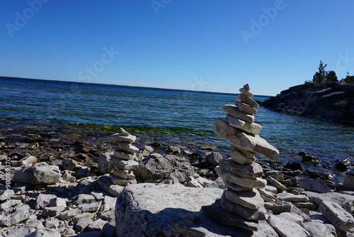 rocks and sea