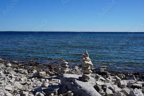 stones on the beach