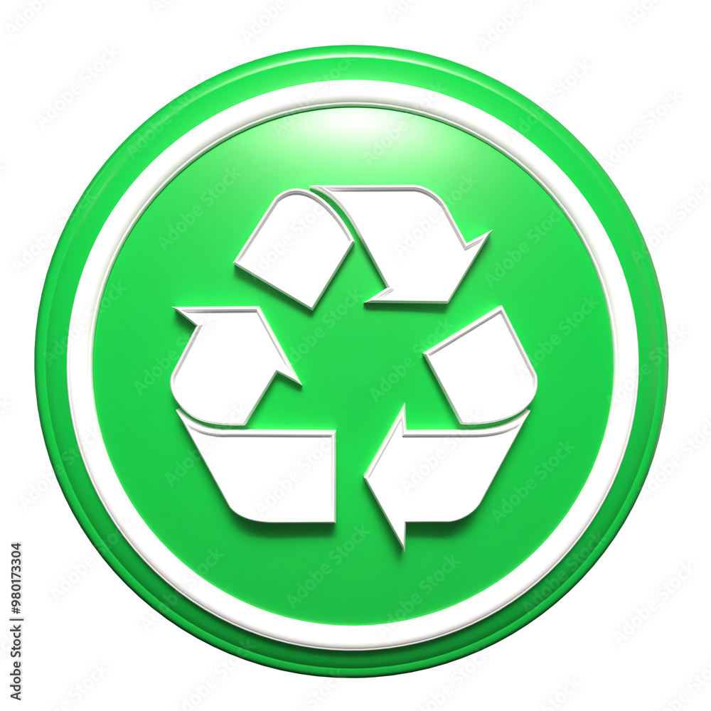 recycling 3d icon recycling 3d icon