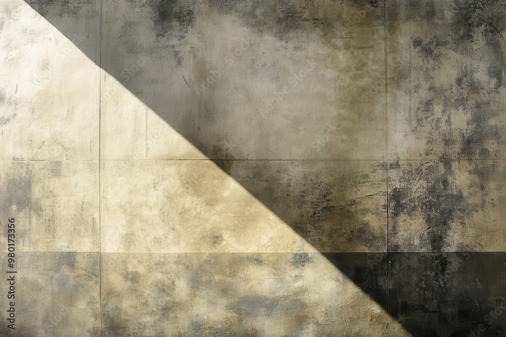 A Diagonal Shadow Cast on a Textured Wall A Diagonal Shadow Cast on a Textured Wall