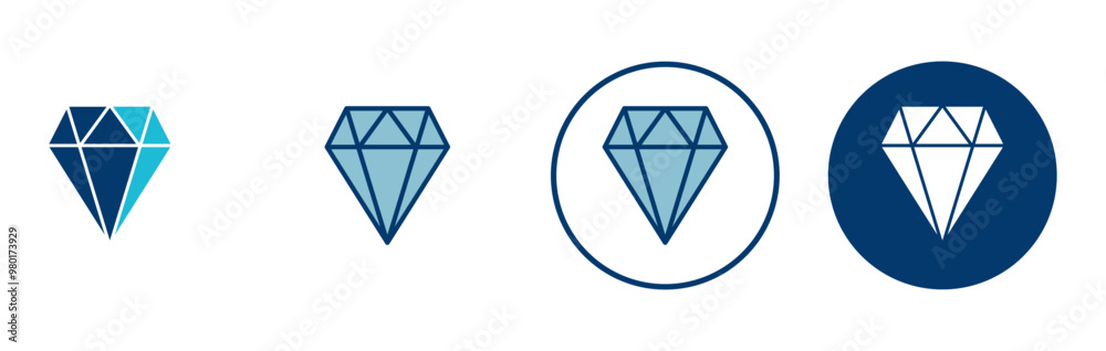 Diamond icon vector isolated on white background. Diamond vector icon. Gemstone symbol Diamond icon vector isolated on white background. Diamond vector icon. Gemstone symbol