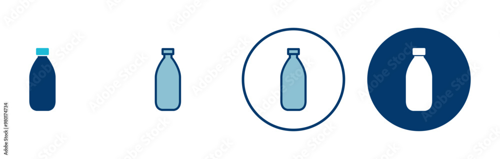 Bottle icon vector isolated on white background. Bottle vector icon Bottle icon vector isolated on white background. Bottle vector icon