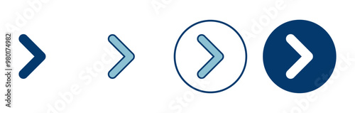 Arrow icon vector isolated on white background. Arrow symbol. Arrow vector icon