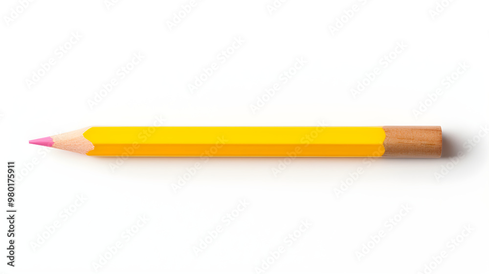 Detail-Enriched Close Up of a Classic Yellow HB Pencil Detail-Enriched Close Up of a Classic Yellow HB Pencil