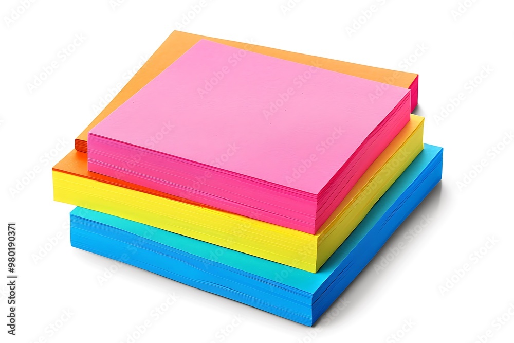 set of colorful blank post-it notes set of colorful blank post-it notes