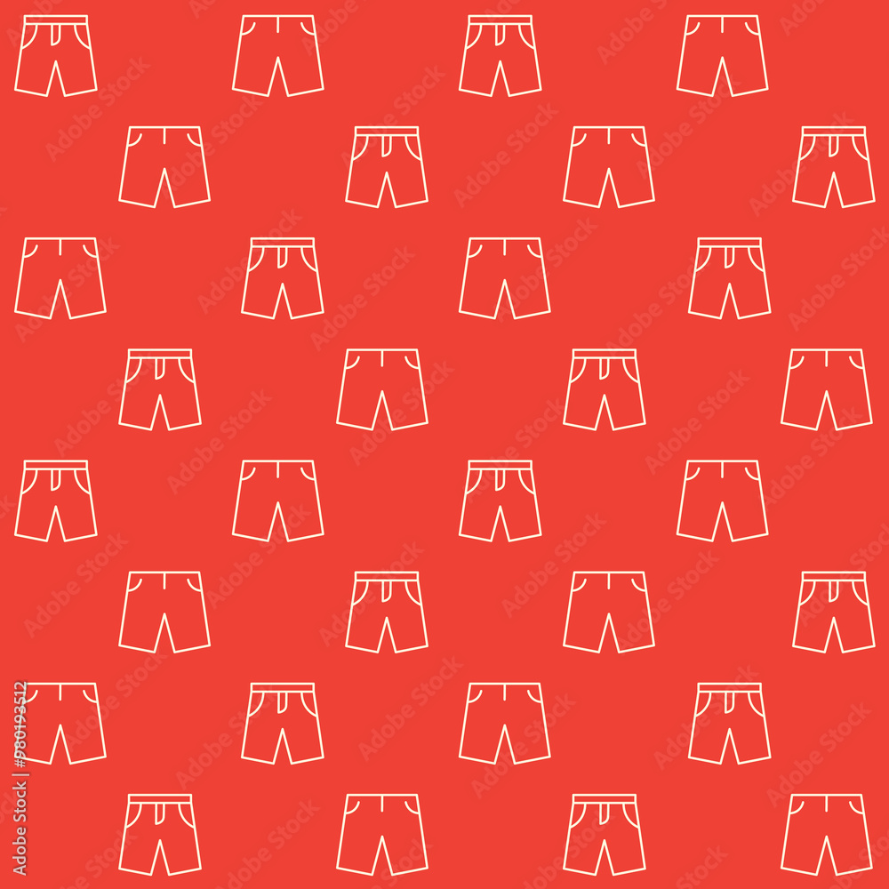 Short Pants Vector Seamless Pattern Short Pants Vector Seamless Pattern