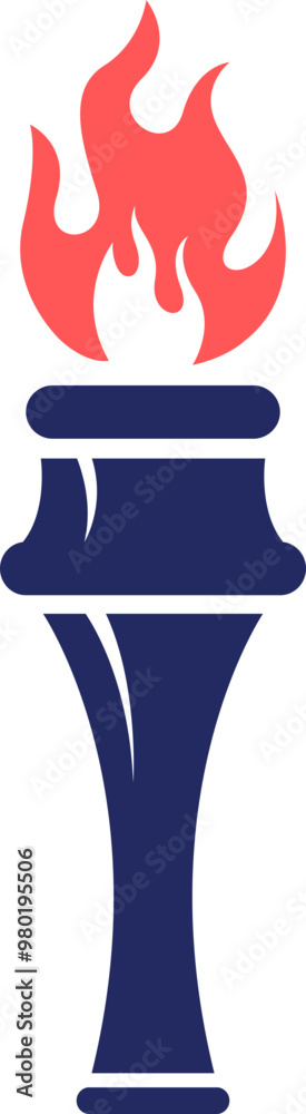 Torch Fire Vector Design