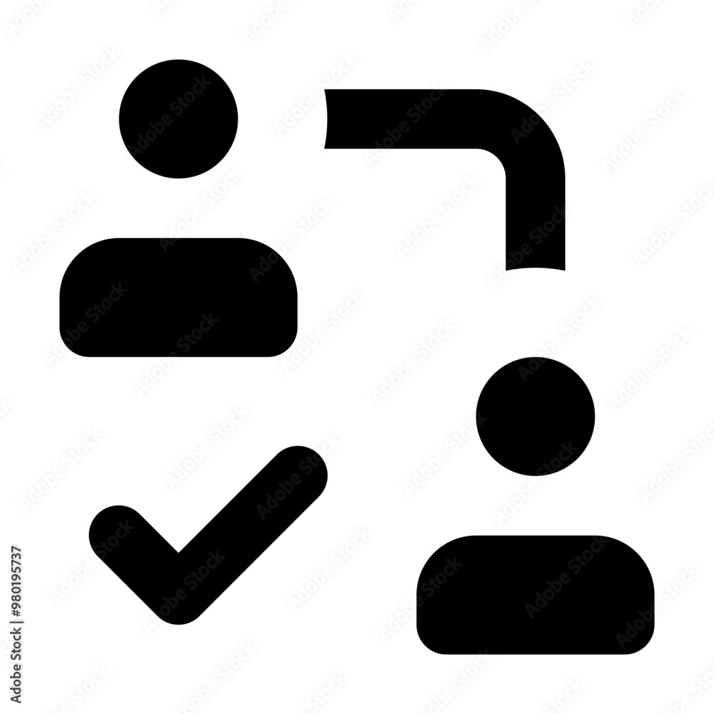 Users Connect Icon In Glyph Style. Simple Blockchain Symbol Vector Illustration — Pixel-perfect Icon Users Connect Icon In Glyph Style. Simple Blockchain Symbol Vector Illustration — Pixel-perfect Icon