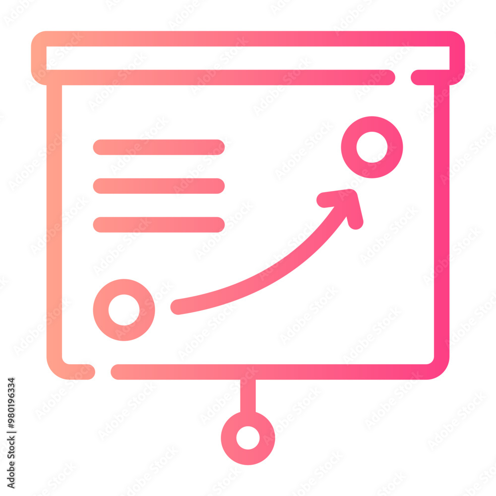 creative process gradient icon creative process gradient icon