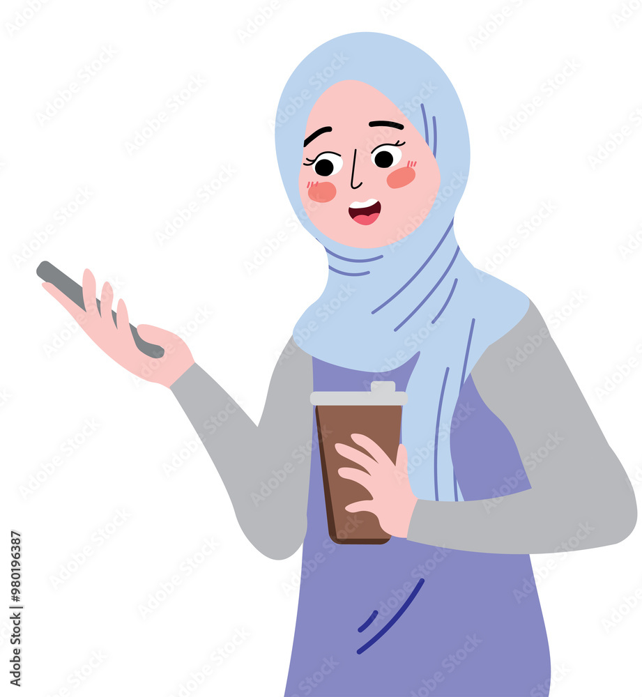 Girl watching educational and recreational content on smartphone Girl watching educational and recreational content on smartphone