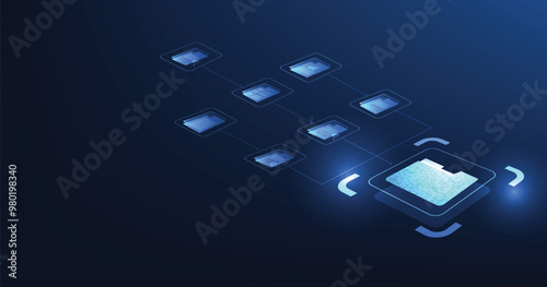 Document management system concept. Document management information system icon. organize, and manage digital documents. Centralized repository for storage, and distribution.