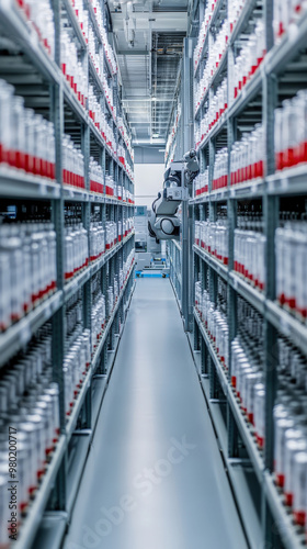 State-of-the-Art Pharmaceutical Warehouse with Robotic Vial Handling System