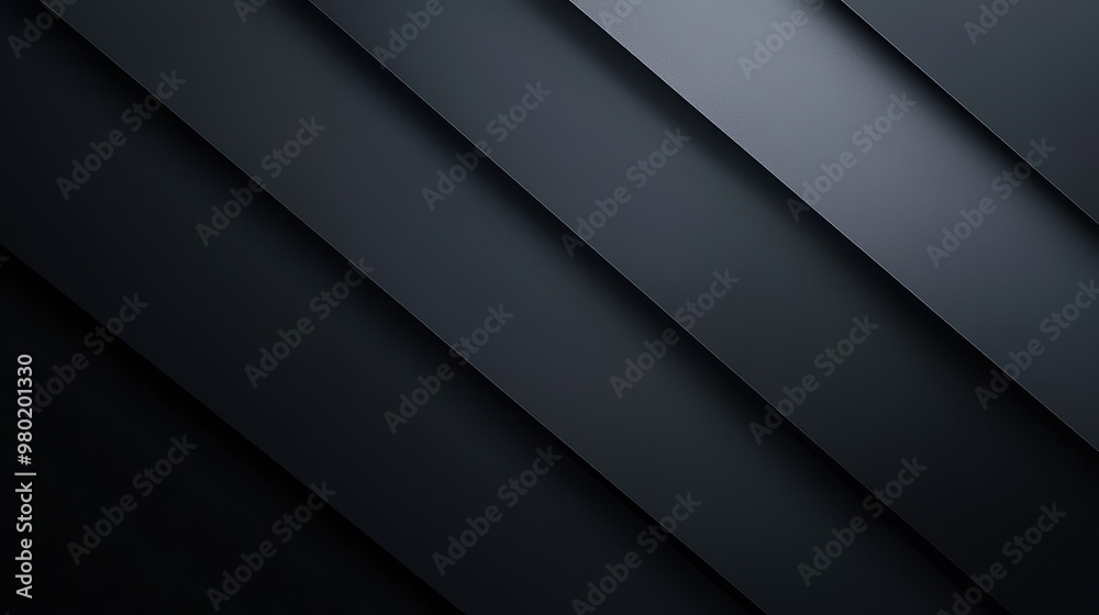 Obraz premium Minimalist Dark Gradient Wallpaper. Beautiful Black And Grey Wallpaper.