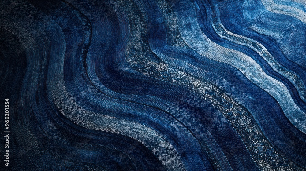 A deep blue textured design featuring rich tones and intricate surface patterns, adding complexity and elegance. A deep blue textured design featuring rich tones and intricate surface patterns, adding complexity and elegance.