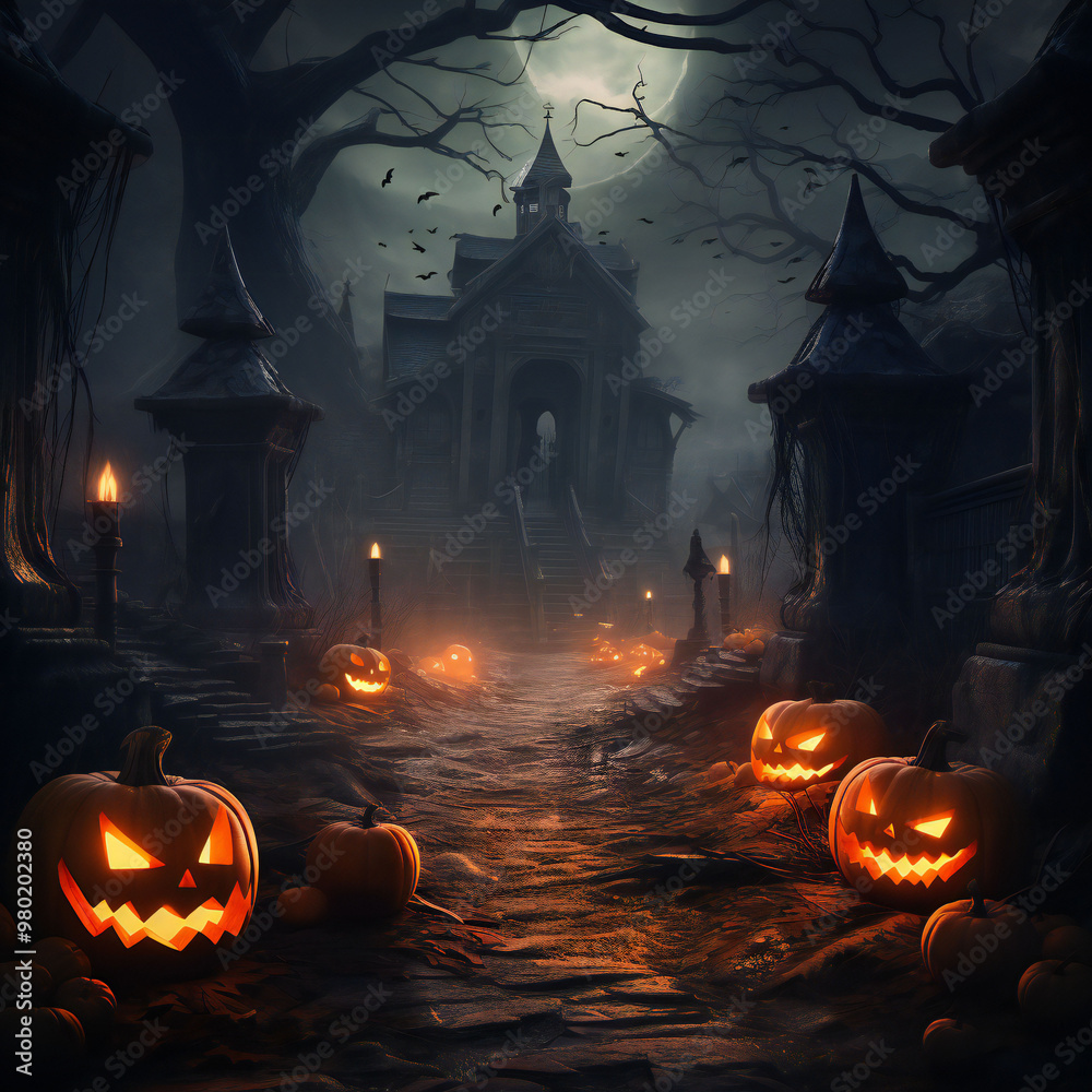 Halloween 3d Elements Isolated for social media post Halloween 3d Elements Isolated for social media post