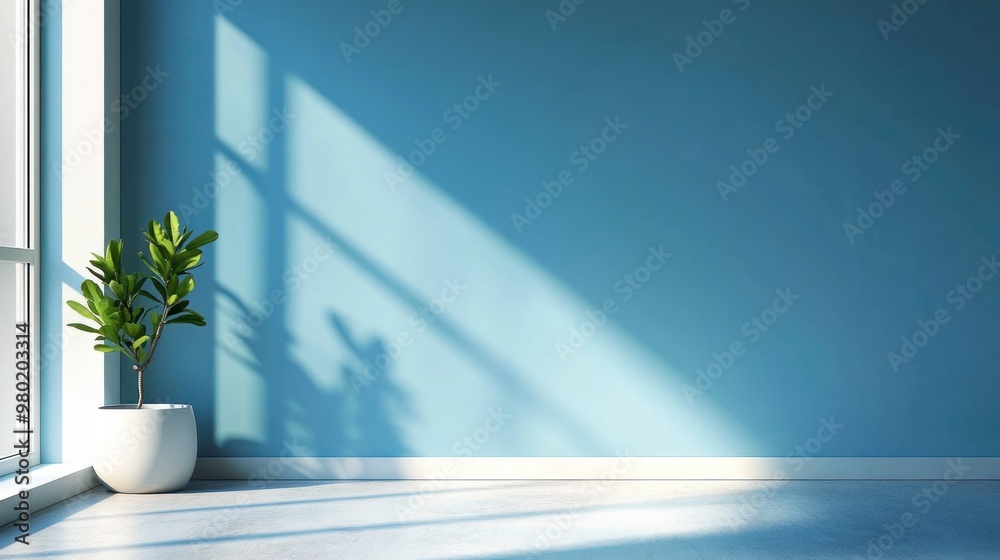 A sky blue plain backdrop with a simple surface, offering a clean and fresh look perfect for modern designs.