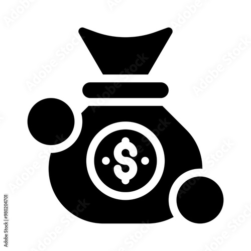 wealth glyph icon