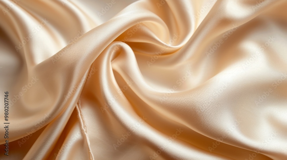 Abstract Draped Silk Fabric Texture Background Abstract Draped Silk Fabric Texture Background