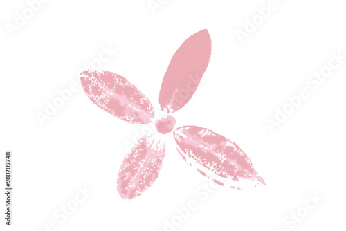 Pink watercolor background. Artistic hand paint. Isolated on transparent background. 