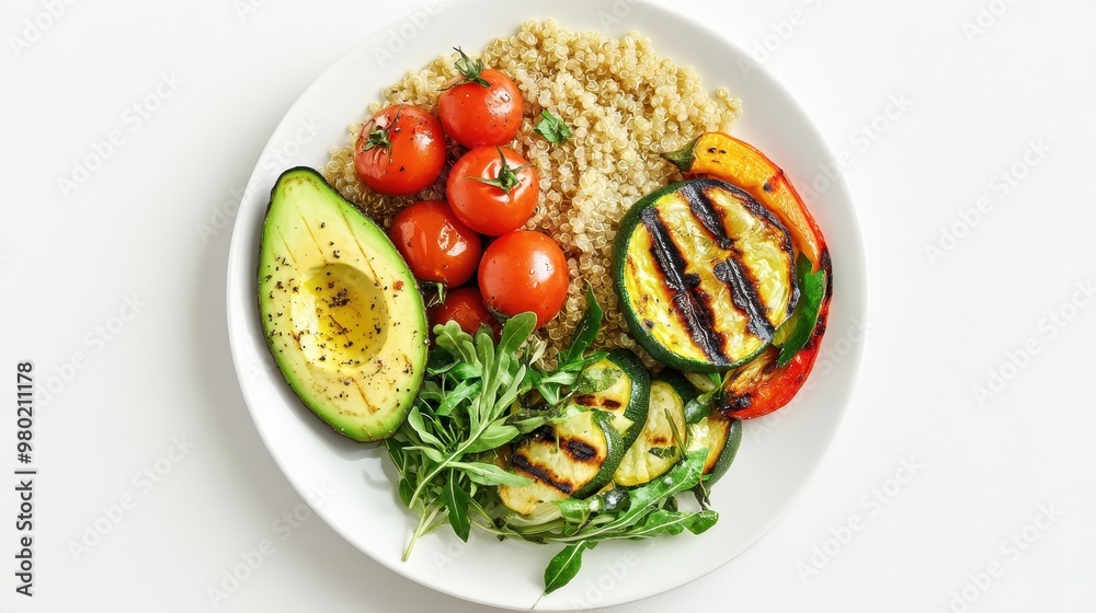Grilled Vegetable and Quinoa Bowl