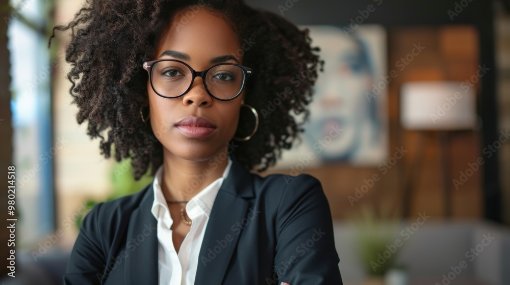 Confident Businesswoman Portrait: A Powerful Look Confident Businesswoman Portrait: A Powerful Look