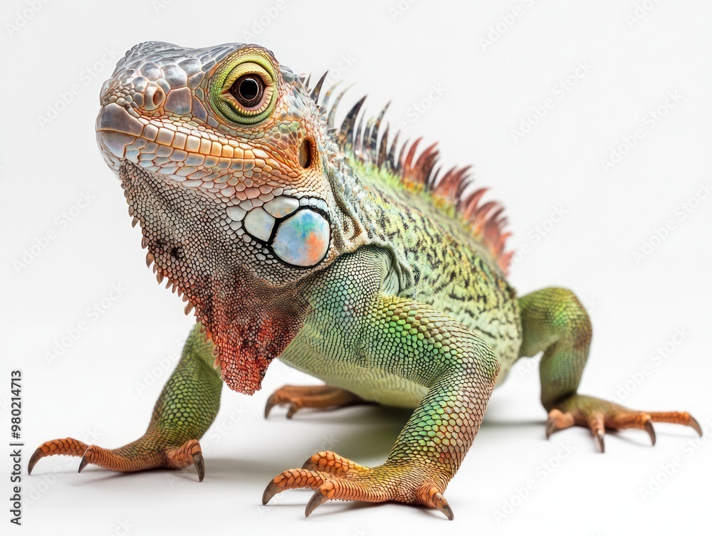 A detailed animal prepared for biological study, isolated on a plain white background, sharp and clean A detailed animal prepared for biological study, isolated on a plain white background, sharp and clean